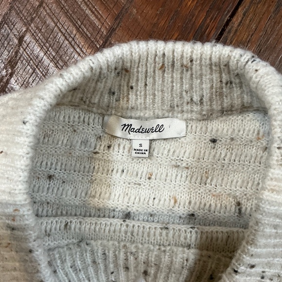 Madewell Donegal Elsmere Pullover Sweater – Donegal Snow – Size Small - Picture 5 of 7